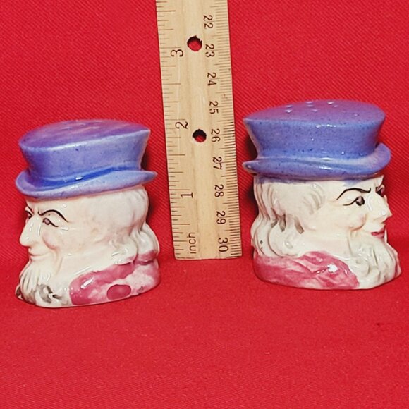 Vintage Uncle Sam Head Salt and Pepper Shakers - Picture 10 of 12